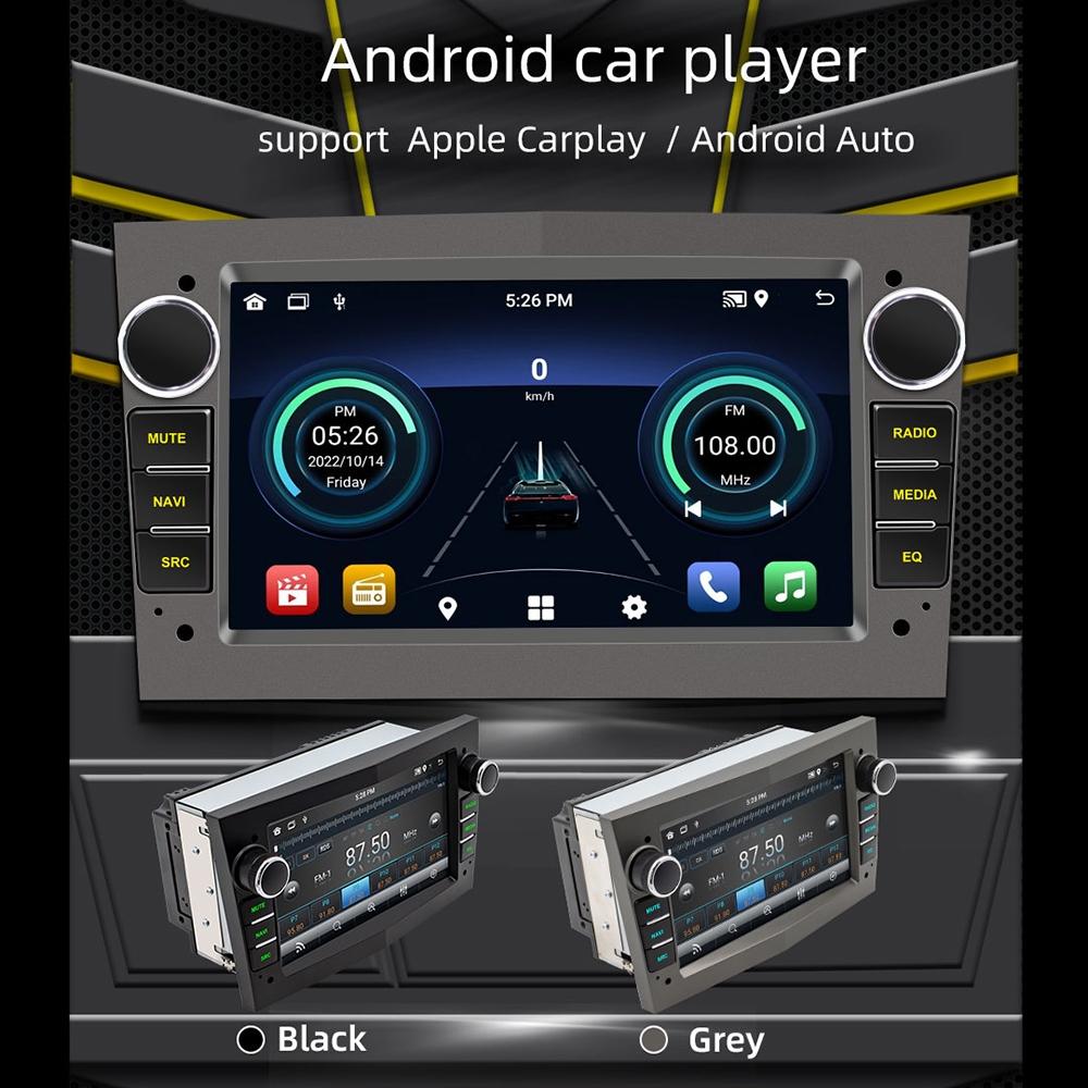 7 Inch Car Mp5 Player With Dab Function & Carplay / Android Auto For Opel - 1Gb + 16Gb - 2Gb + 32Gb Black