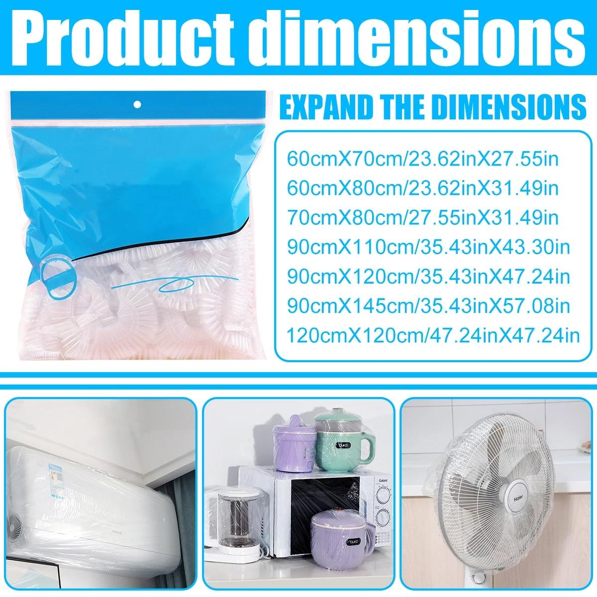 10-pack Disposable Dust Covers for Electric Cooker and Oven - 120x120cm White - 70X80Cm 4