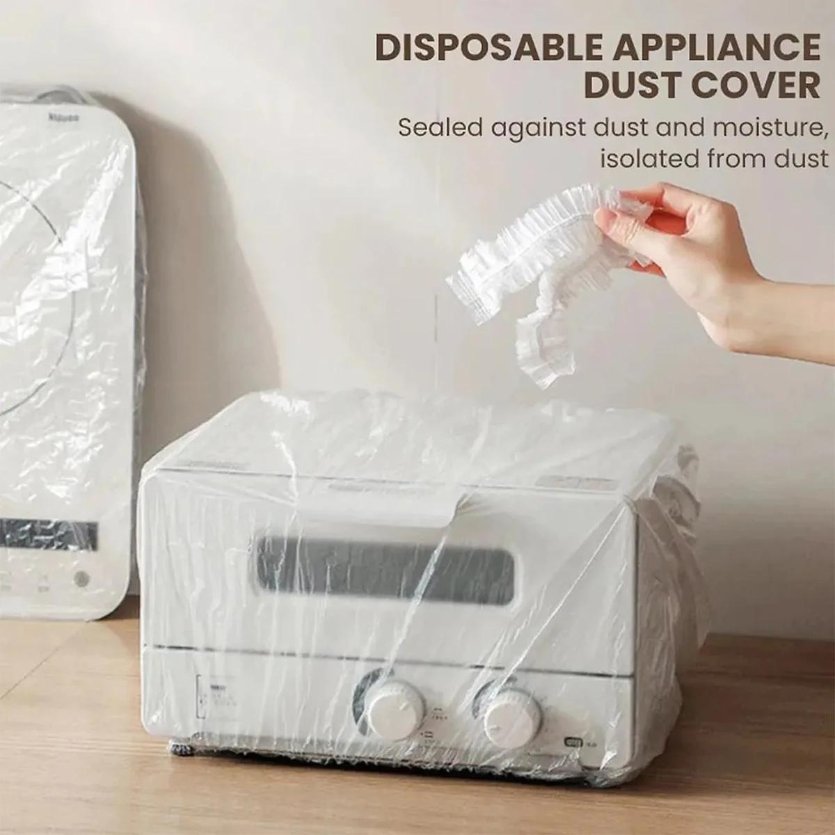 10-pack Disposable Dust Covers for Electric Cooker and Oven - 120x120cm White - 70X80Cm 5