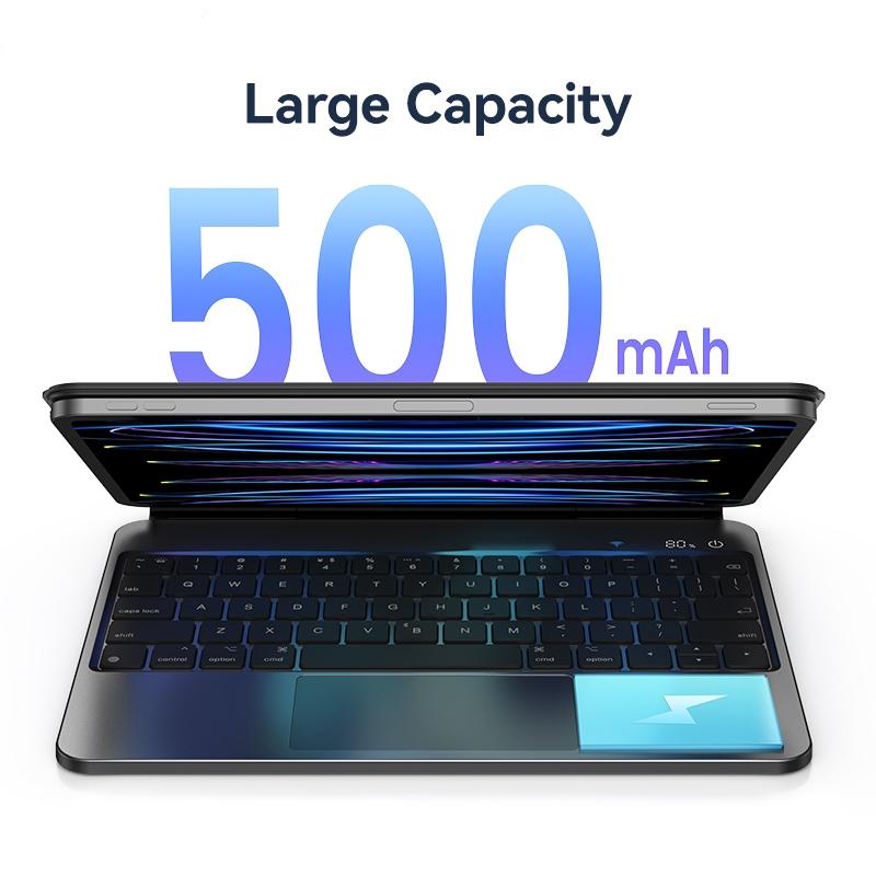 Usams Keyboard Protector With Digital Display - Black - For Ipad Pro 12.9 6