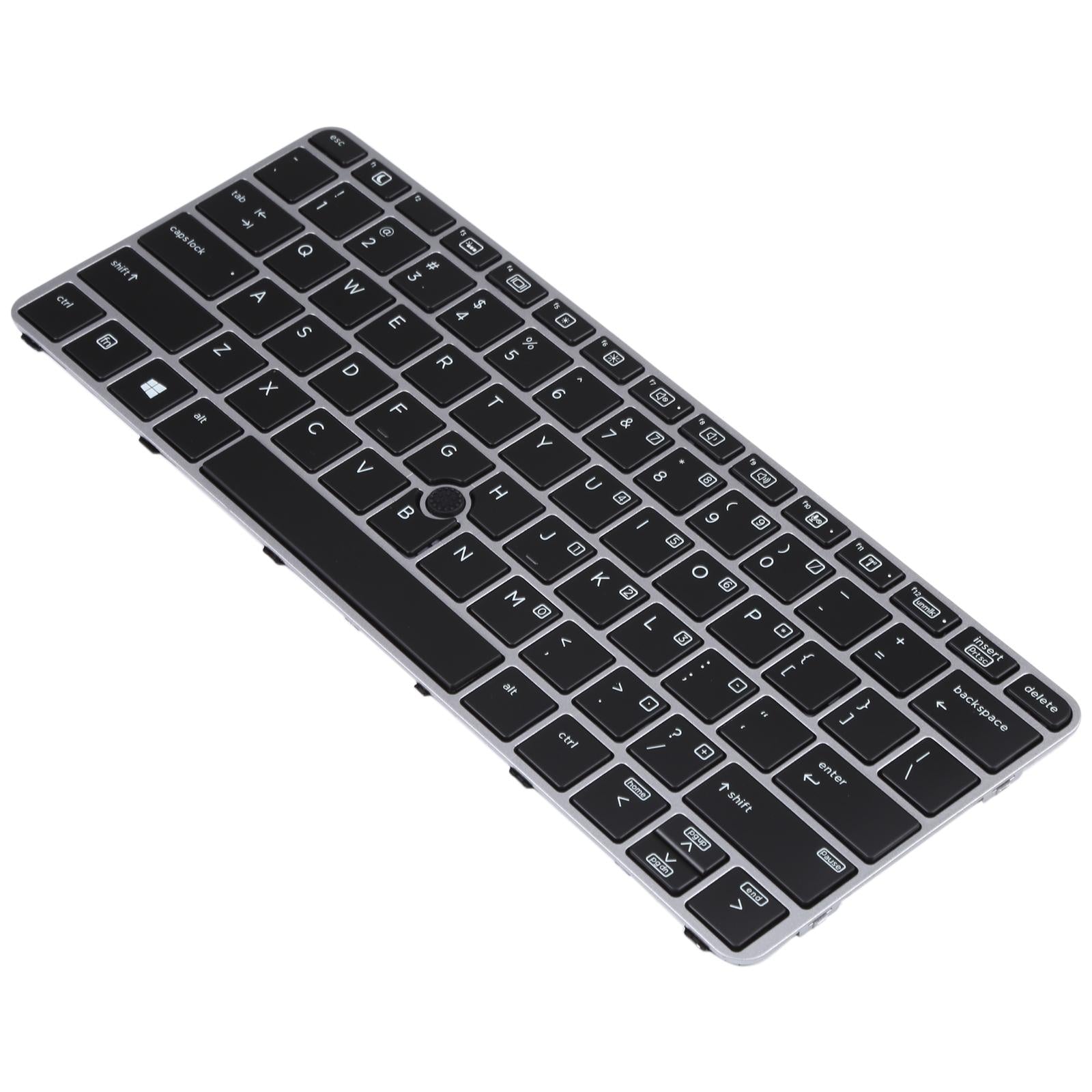 Hp Elitebook 820 G3 Keyboard with Backlight and Pointing - Silver us Version 3
