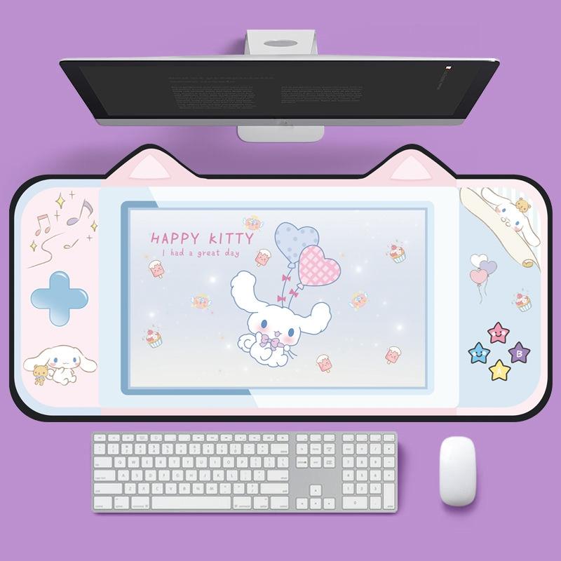 Adorable Cat Ear Desk Pad For Keyboard & Mouse - 1 3