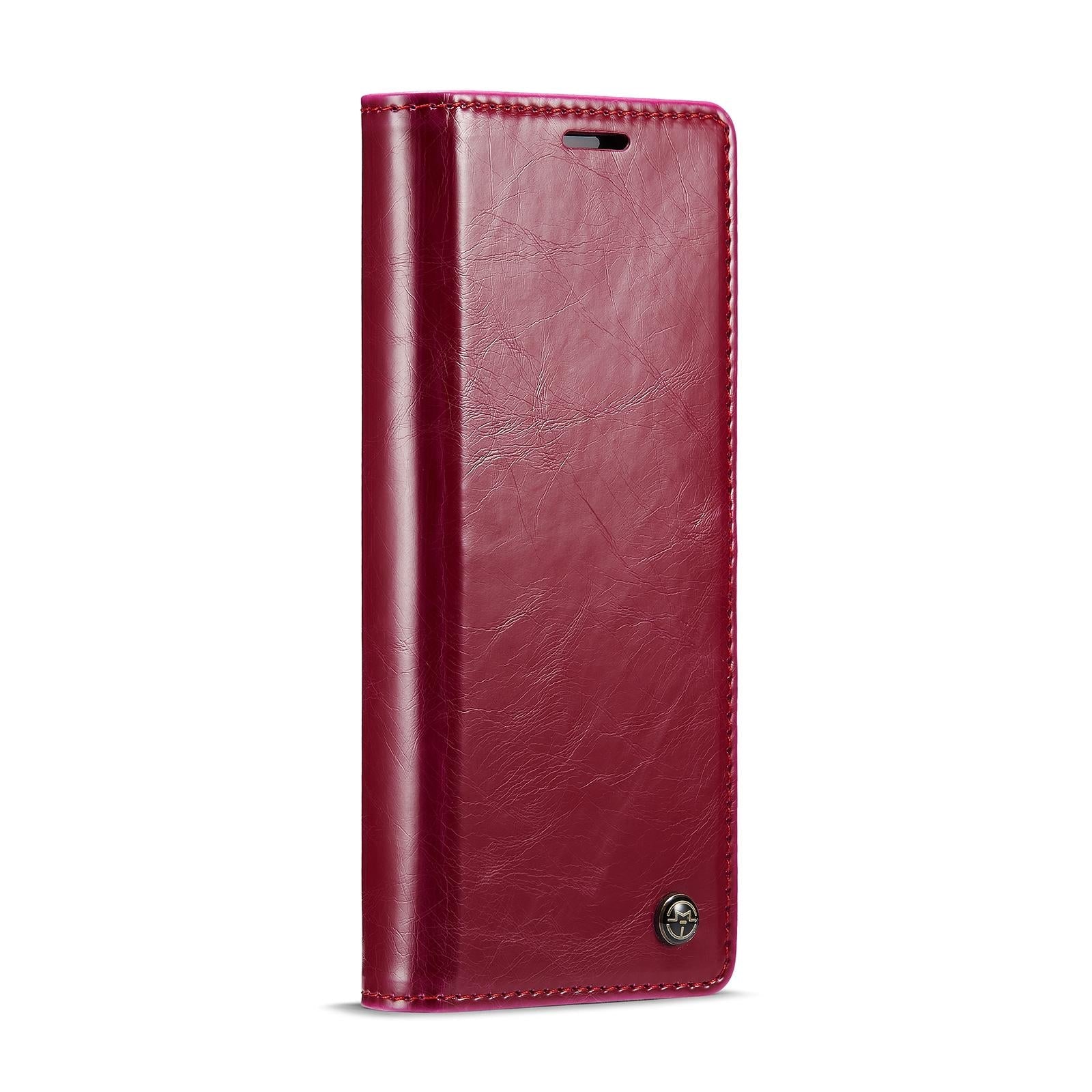 For Samsung Galaxy Z Fold4 5G Premium Crazy Horse Leather Phone Case - Black 3