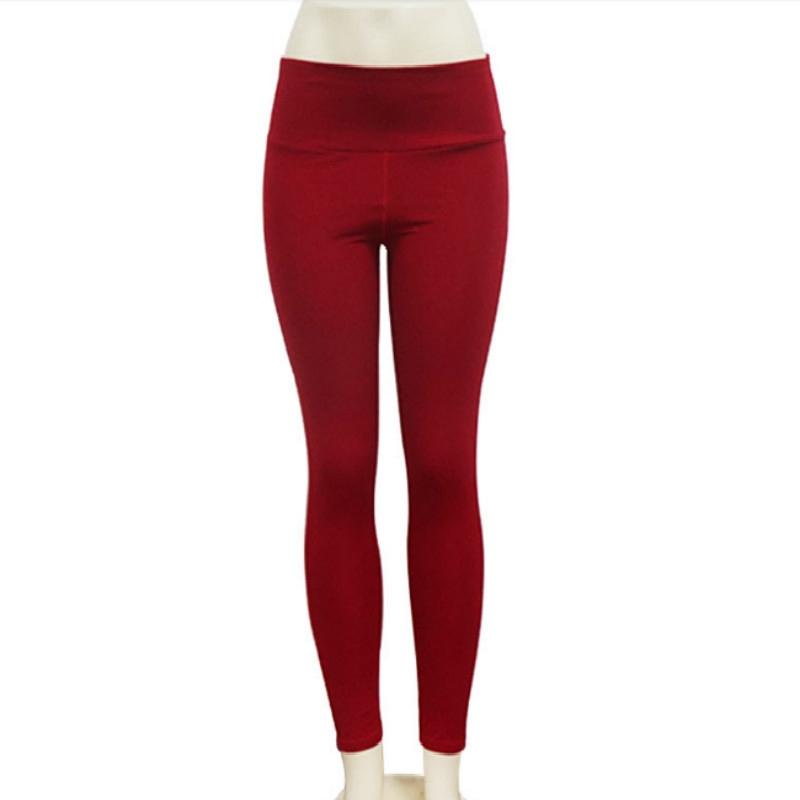 High Elastic Yoga Pants With Pockets For Women Stretch Leggings For Jogging Workout And Running Gym Tights For Women Size M - Black 5