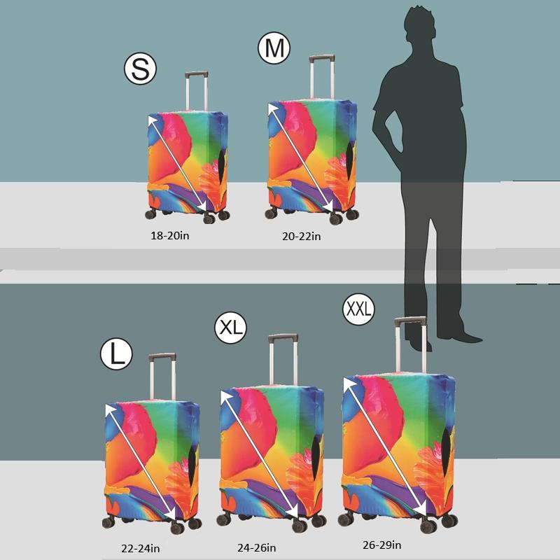 Travel Trolley Case Dustproof Sleeve - Fits 18-20 Inch Luggage - Protects from Dust and Wear - T-001 - For 20-22 Inch M 6