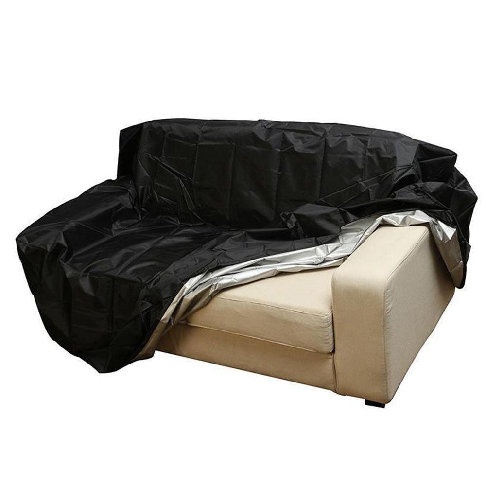 Waterproof Dustproof Sofa Recliner Cover - 163x66x89 / 69cm - Black 4
