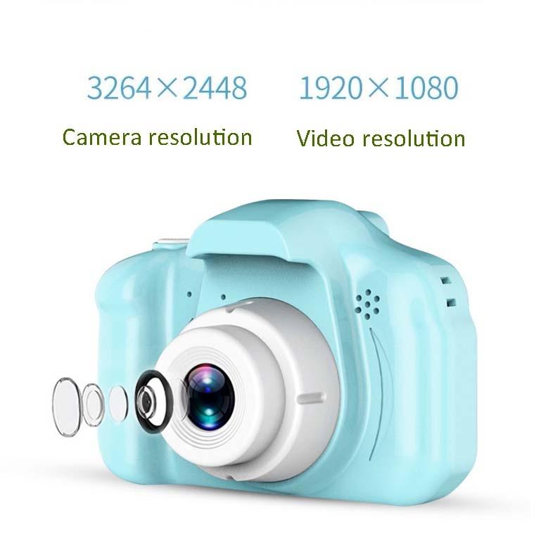 Portable Digital Slr Camera for Kids - Blue 11