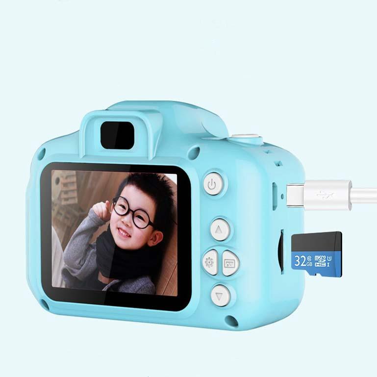Portable Digital Slr Camera for Kids - Blue 12