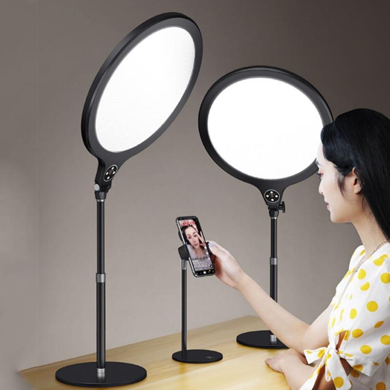 26cm Live Broadcast Beauty Light Bracket - Medium Version & Black Desktop Photography 3