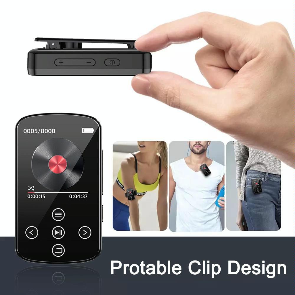 Touch Screen Mp3 Bluetooth Music Player 128Gb Memory Hifi Sports Clip - 8Gb 14