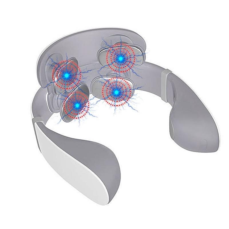 Hot Compress Shoulder & Neck Massager Four Ends 3
