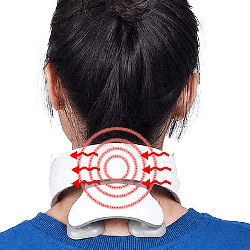 Hot Compress Shoulder & Neck Massager Four Ends 8