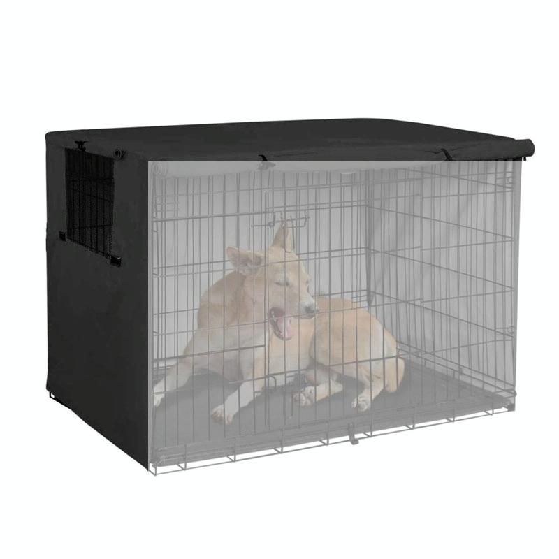 Outdoor Pet Cage Cover - Waterproof & Dustproof - 79x50.8x53cm - Grey 9