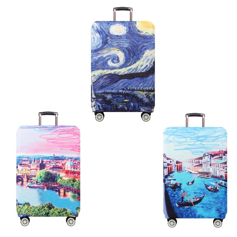 Wear-resistant Dust-proof Luggage Compartment Protective Cover - Size m - Starry Sky 3