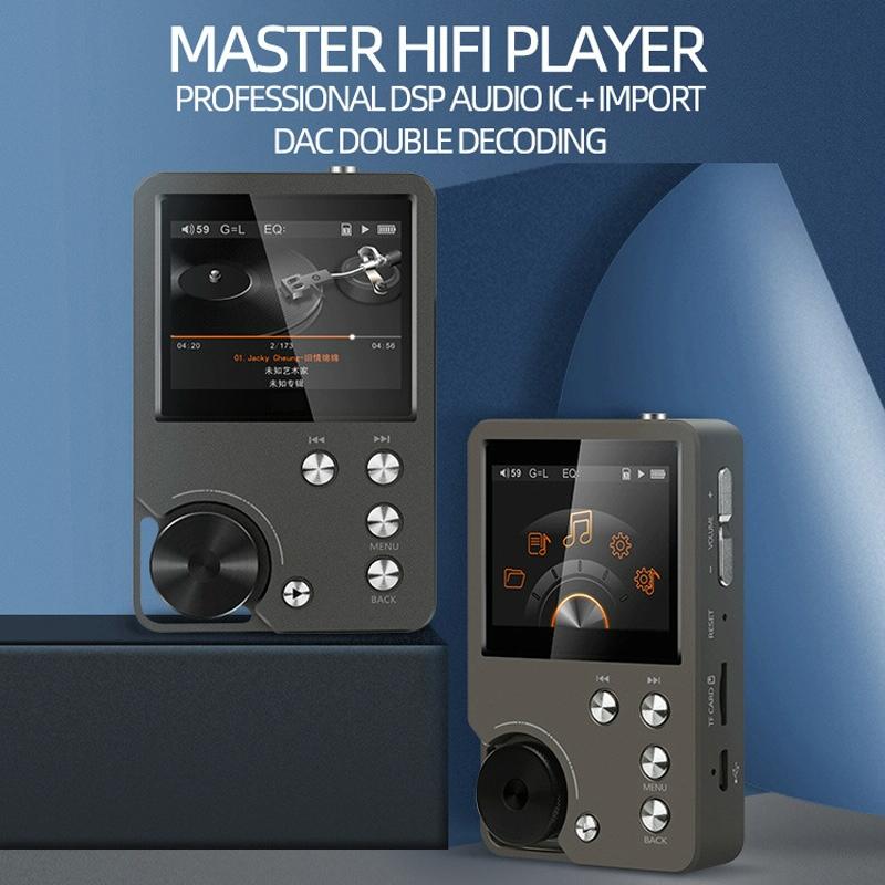 Lossless Dsd256 Music Player Silver Gray - With 64Gb Tf Card 4