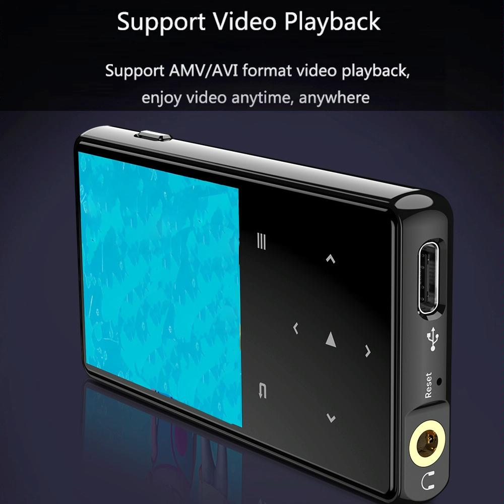16Gb Portable Bluetooth Mp3 / Mp4 Music Player Black - 16Gb 12