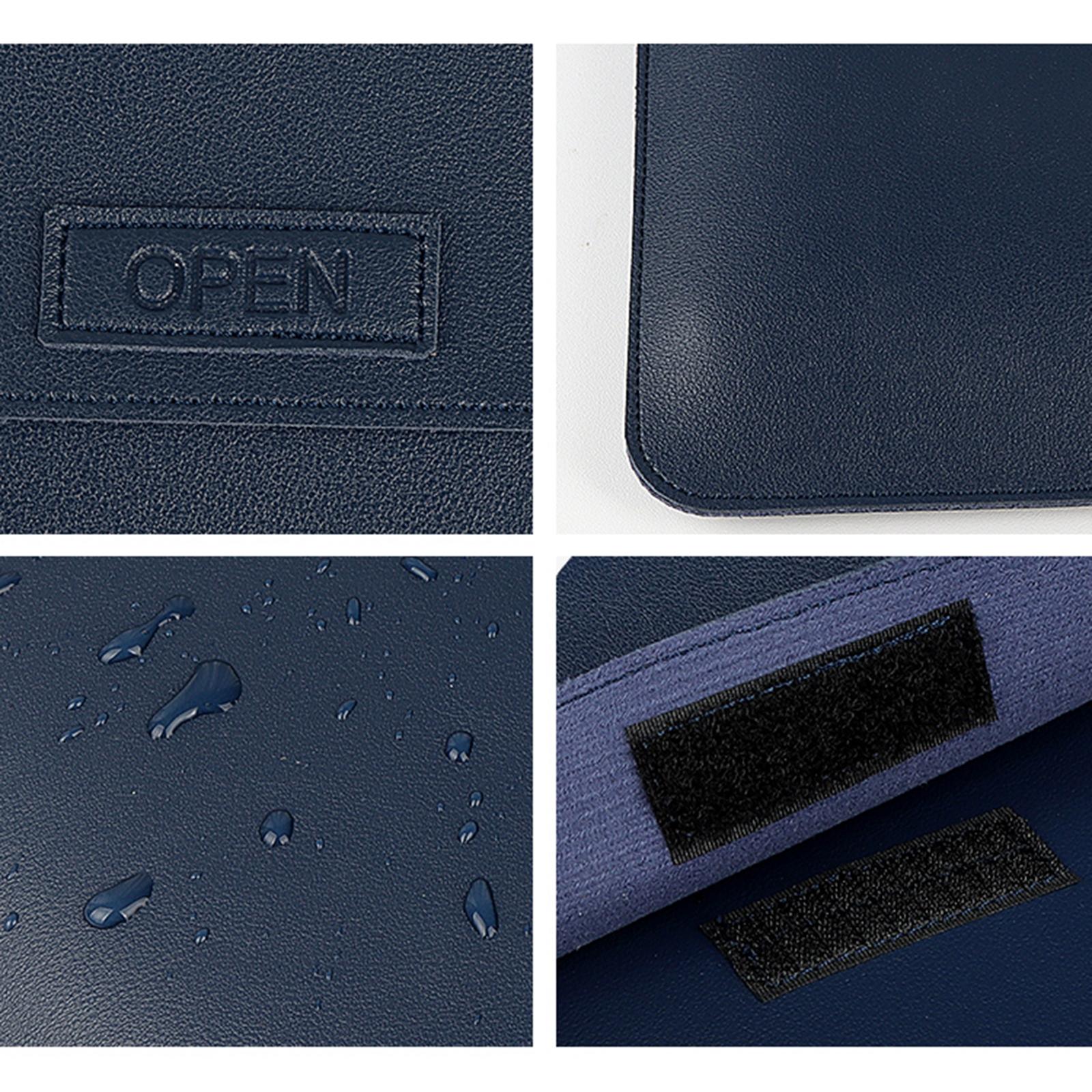 3-in-1 Multifunctional Laptop Bag for 14.1-15.4 Inch Devices in Pu Material - Sapphire Blue 4