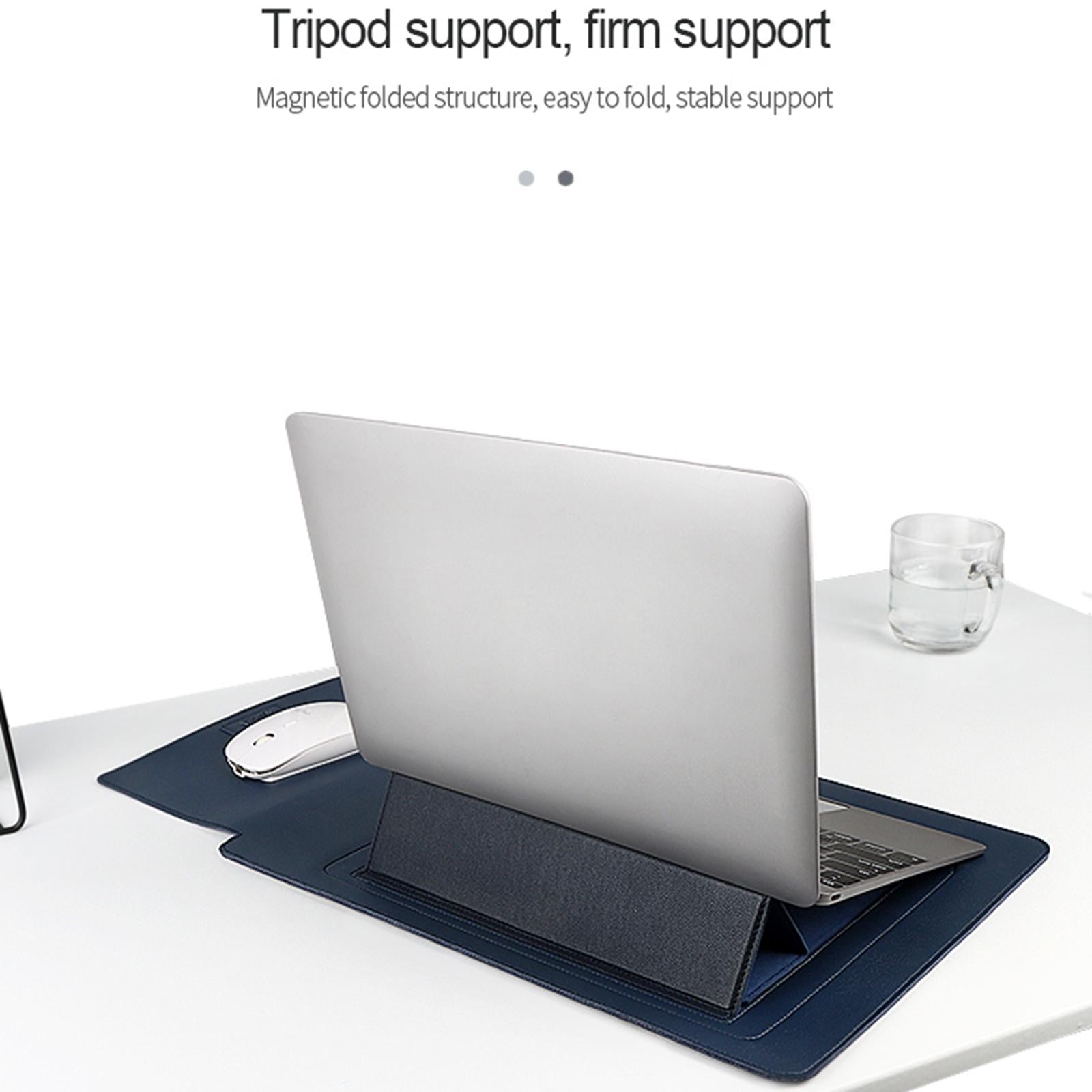 3-in-1 Multifunctional Laptop Bag for 14.1-15.4 Inch Devices in Pu Material - Sapphire Blue 6