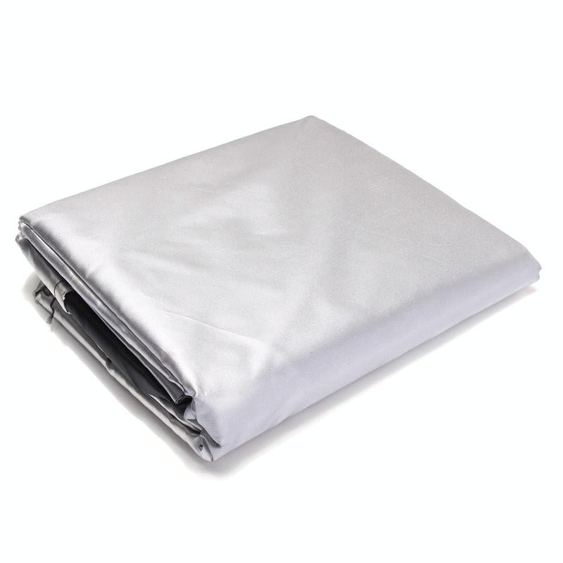 Waterproof Dustproof Protection Cover for Bathtub Pool Table & Chair - 244x244x30cm - Silver 3