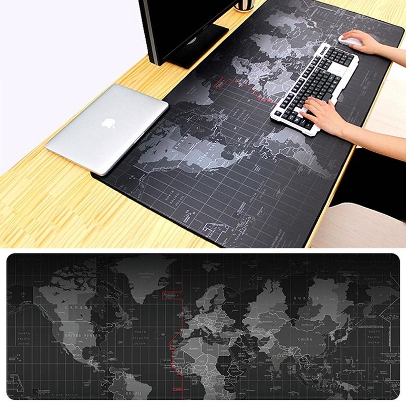 Large Anti Slip World Map Mouse Pad 60 X 30Cm 6