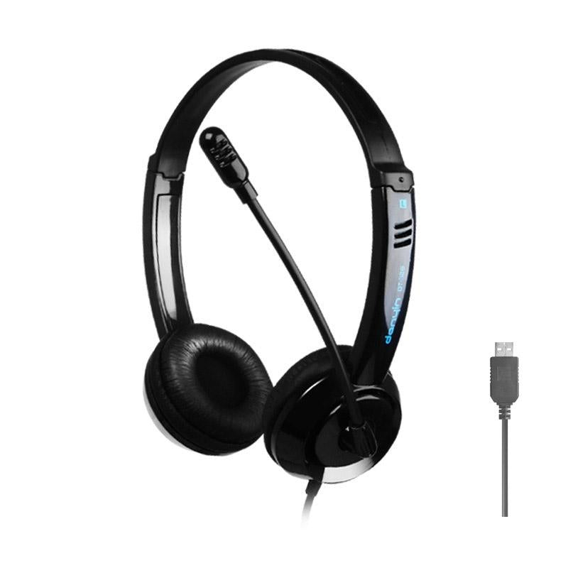 Head-Mounted Children'S Learning Headset With Mic 1.8M Cable Usb Style - White 14