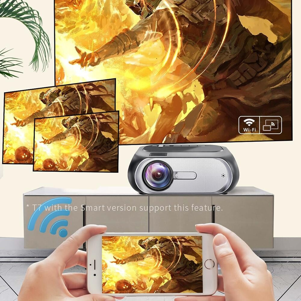 Portable Home Theater Projector - 200 Ansi Lumens - 1080P Hd - Basic Version 5
