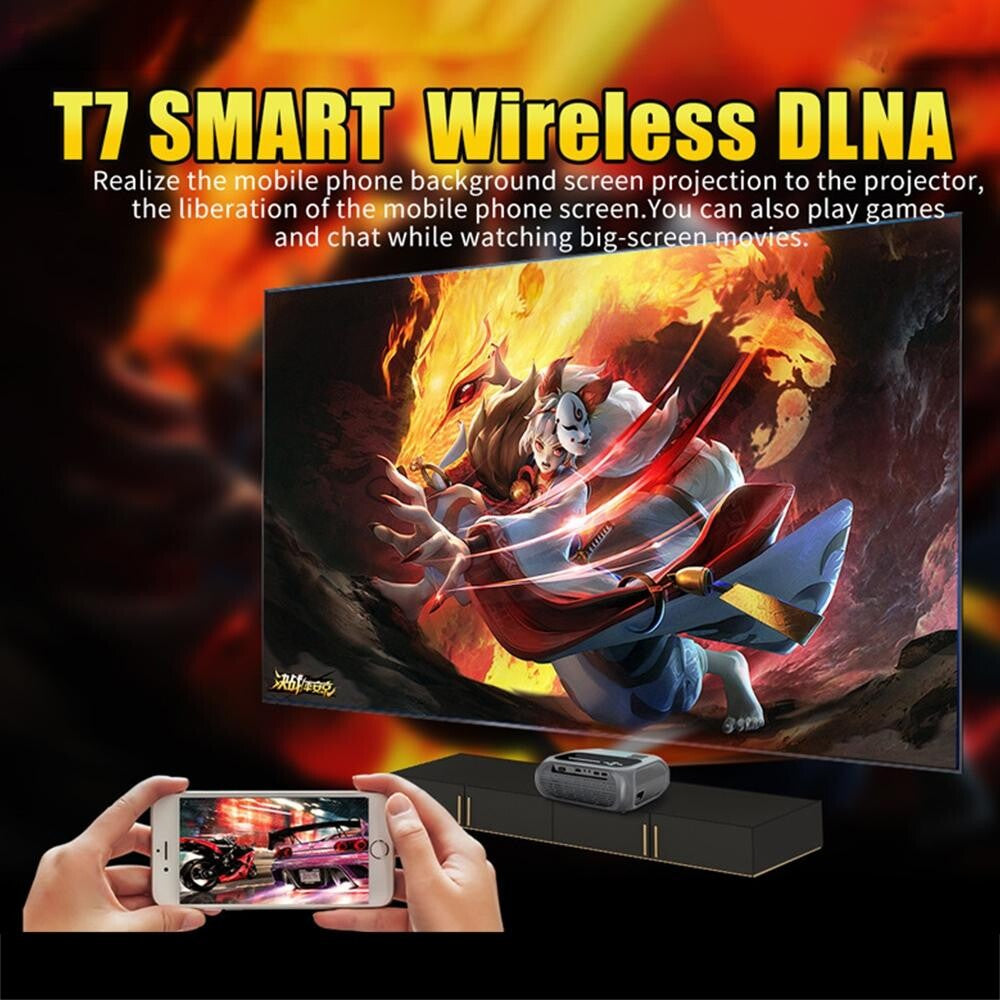 Portable Home Theater Projector - 200 Ansi Lumens - 1080P Hd - Basic Version 6