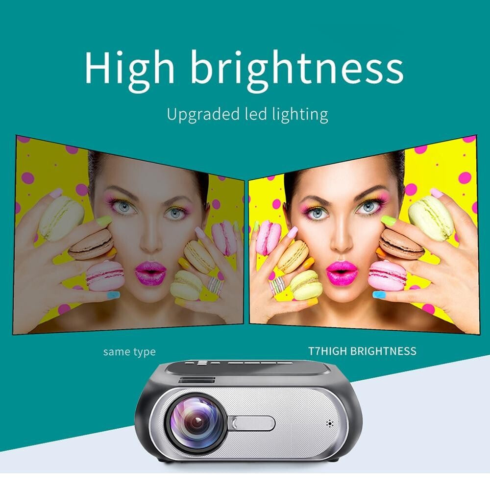 Portable Home Theater Projector - 200 Ansi Lumens - 1080P Hd - Basic Version 9