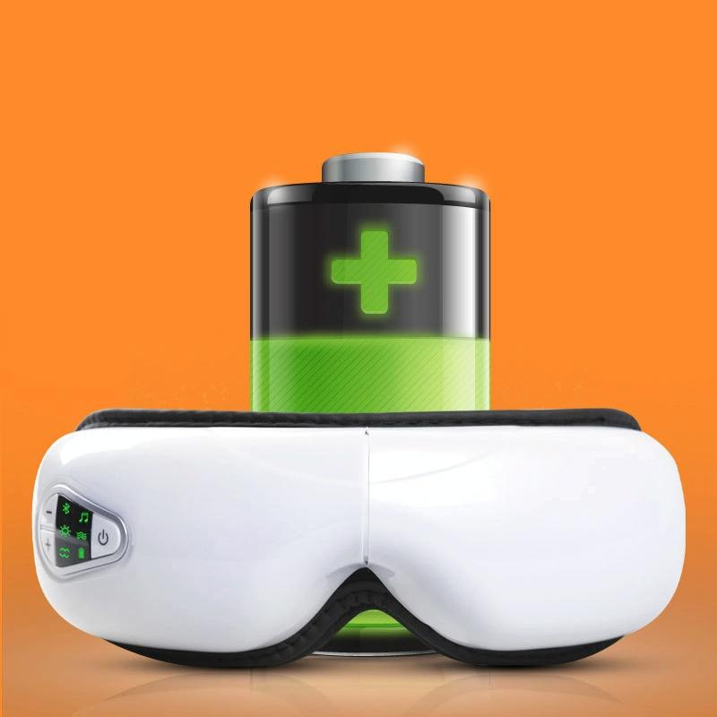 Yk110 Eye Massager Hot Compression Bluetooth White 4