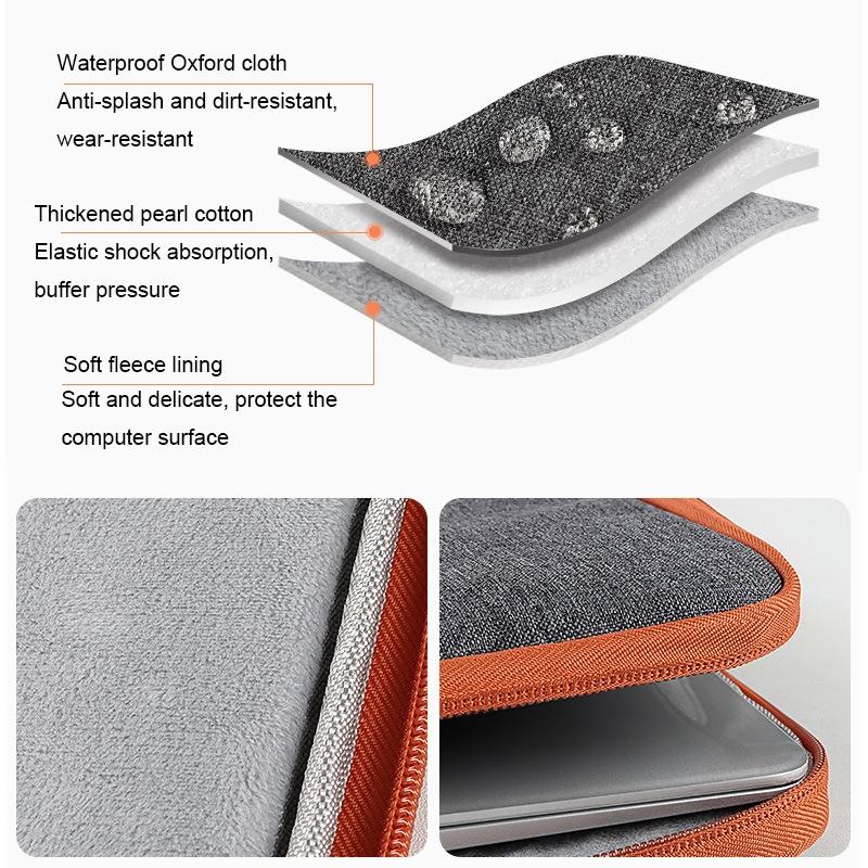 Waterproof Portable Laptop Case - 15.6 Inches - Dark Gray 5