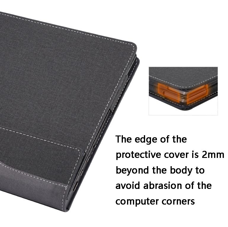 Yoga 5 Pro / 910 Laptop Cover - 13.9 Pu Leather Blue 6