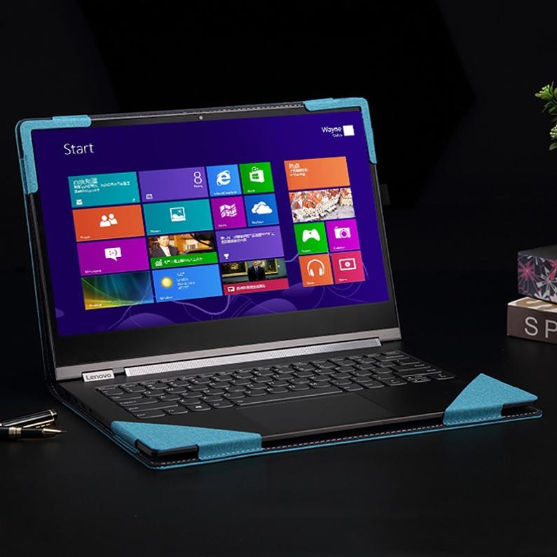 Yoga 5 Pro / 910 Laptop Cover - 13.9 Pu Leather Blue 7