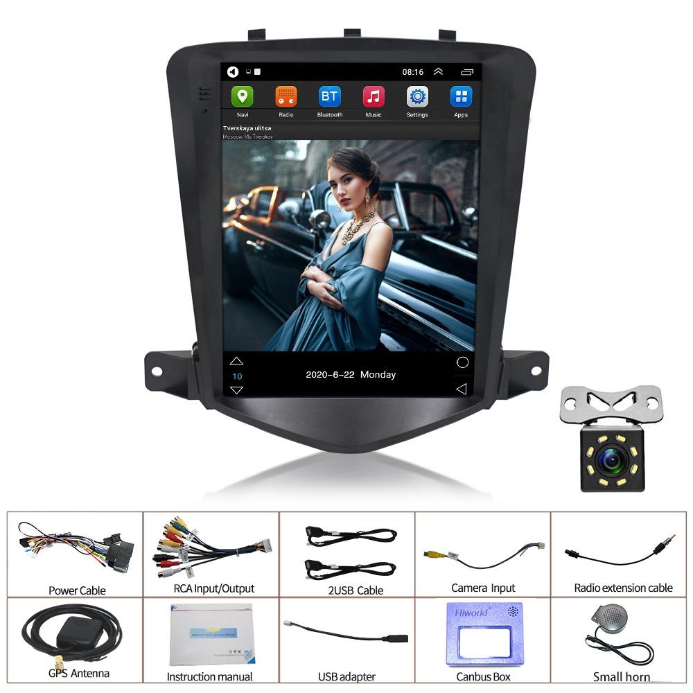 9.7 Inch Navigation For Chevy Cruze - Standard + 8 Cam - 1 + 16G 8