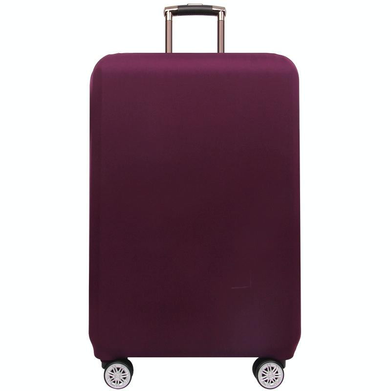 Stretch Luggage Protective Cover - Durable & Dust-proof - Size l - Wine Red 7
