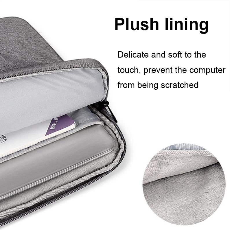 Waterproof Laptop Handbag - 15.6 Inches Shock-absorbing & Large-capacity - Grey 3