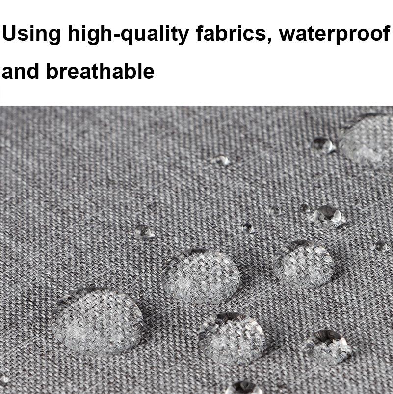 Waterproof Laptop Handbag - 15.6 Inches Shock-absorbing & Large-capacity - Grey 4