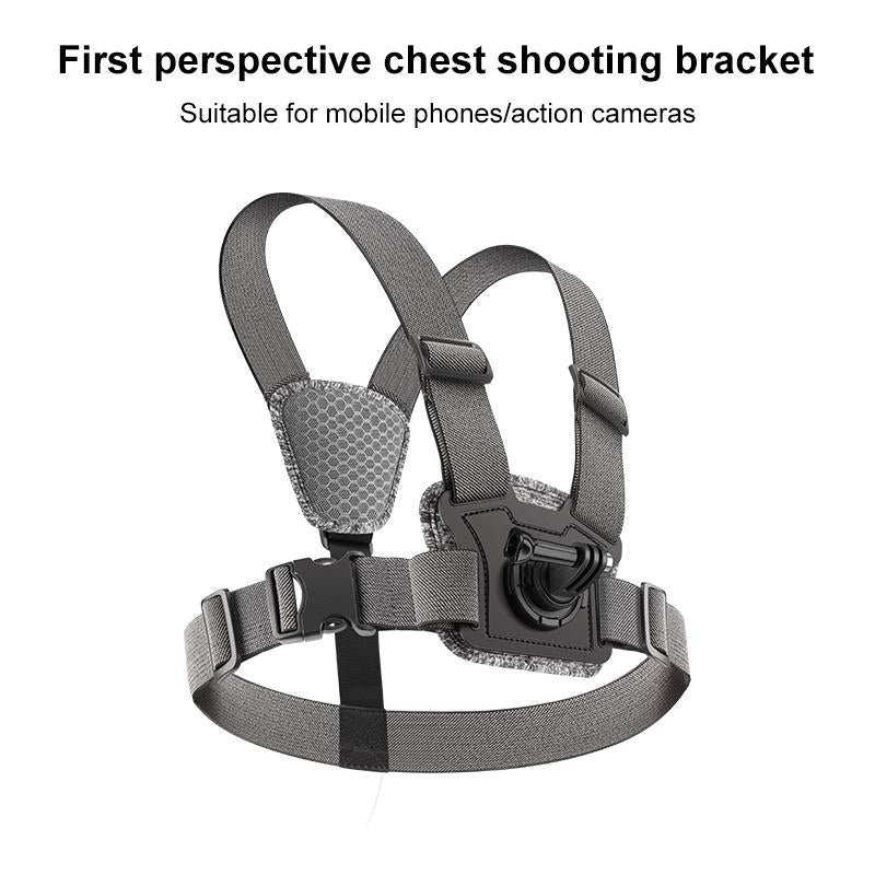 Adjustable Chest Strap with Mount and Screw - 4 In 1 10