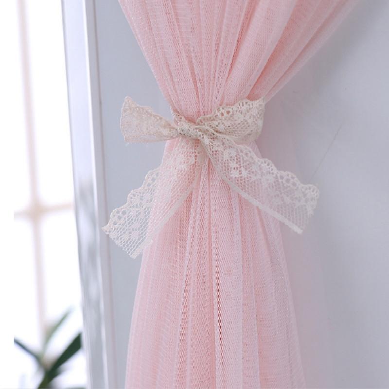 180cm Vertical Lace Air Conditioner Dust Cover - White 8