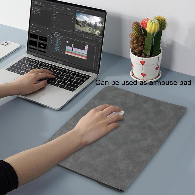 13.3 / 14 Inch Slim Tablet Case with Magnetic Suction for Laptops - Black 7