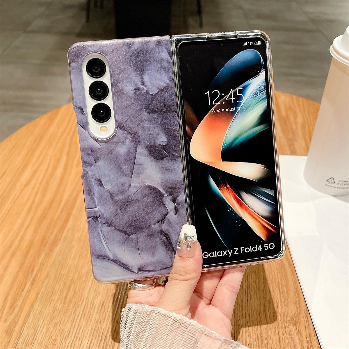 For Samsung Galaxy Z Fold4 5G Shockproof Full Coverage Porcelain Case Samsung Galaxy Fold3 4 - White 3