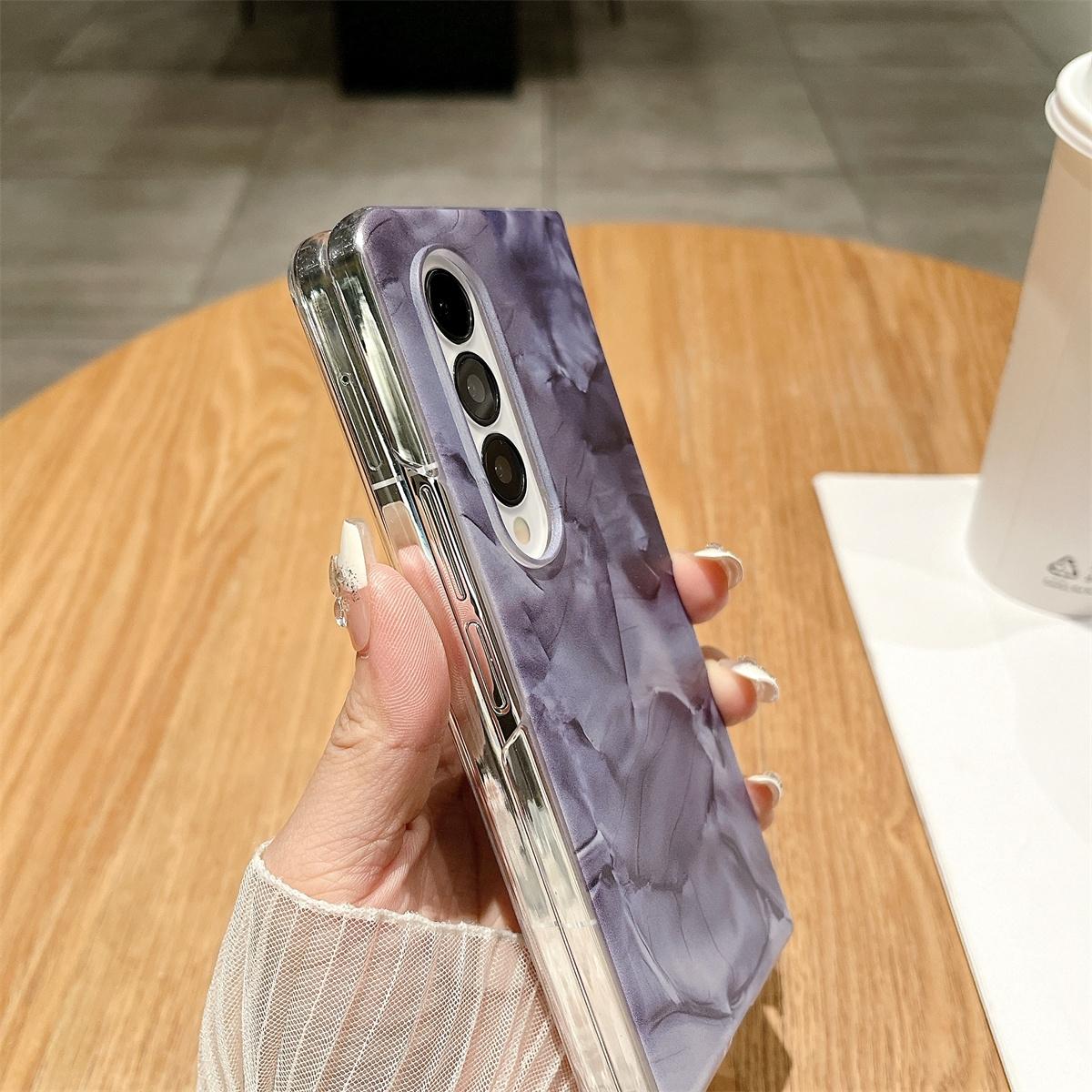 For Samsung Galaxy Z Fold4 5G Shockproof Full Coverage Porcelain Case Samsung Galaxy Fold3 4 - White 4