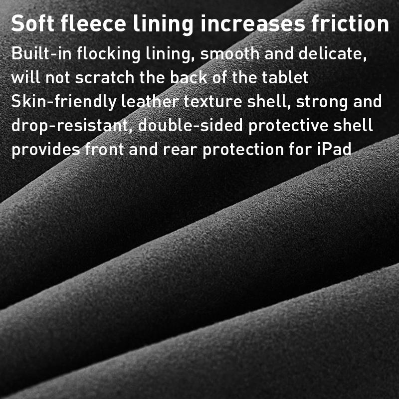 Detachable Keyboard Tablet Case With Magnetic Skin Feel - Black 6