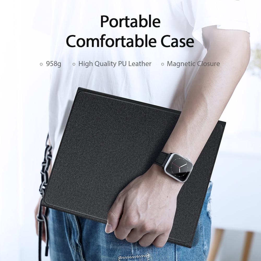 12.9 Ipad Pro Leather Case With Bluetooth Keyboard & Touchpad - Black 4