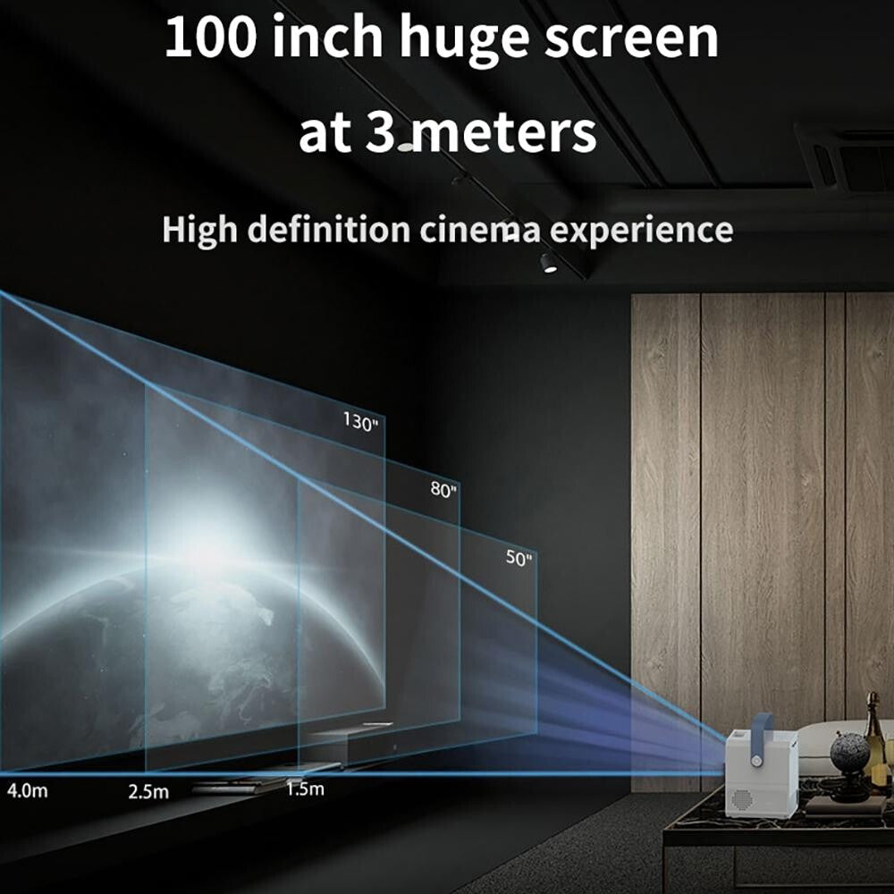 Intelligent Portable 4K Hd Projector - E300 3