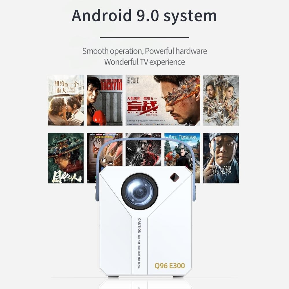 Intelligent Portable 4K Hd Projector - E300 7