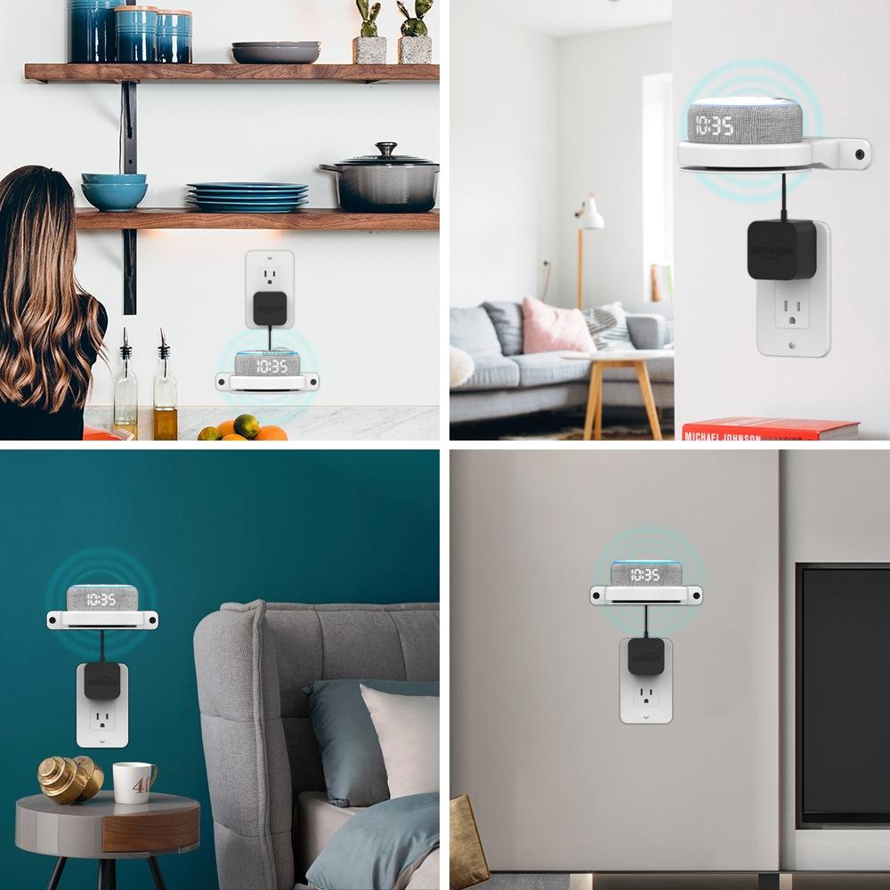 Ahastyle Wall Storage Stand - Compact and Versatile - White - For Apple Homepod Mini 8