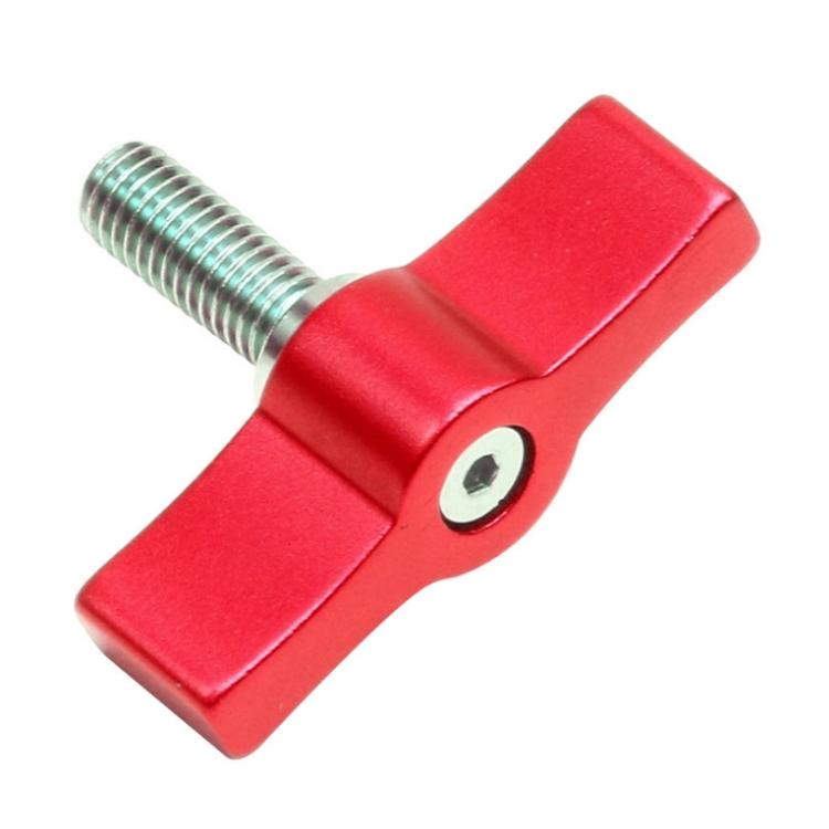10pcs T-shaped Multi-directional Screw with M6 Aluminum Alloy Handle - Red 8