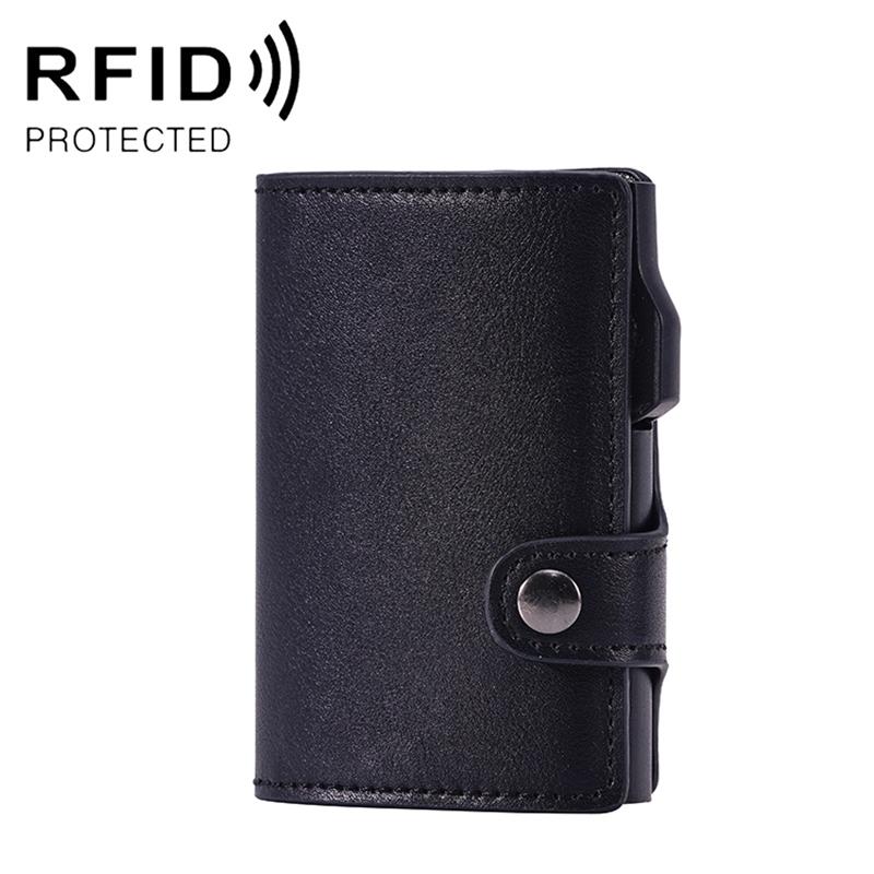 Crazy Horse Pu Card Bag - Anti Magnetic - Fy2405-C