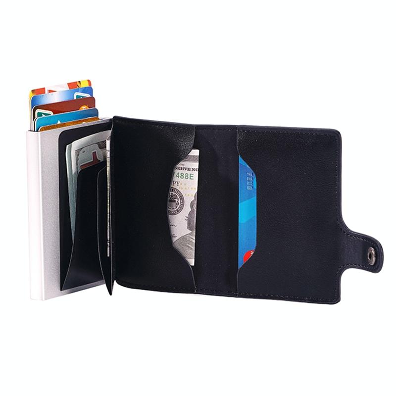 Crazy Horse Pu Card Bag - Anti Magnetic - Fy2405-C 6