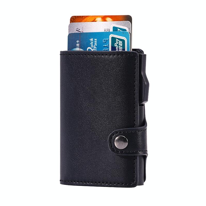 Crazy Horse Pu Card Bag - Anti Magnetic - Fy2405-C 12